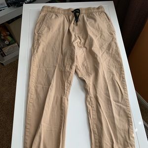Men’s Khaki Jogger Pants